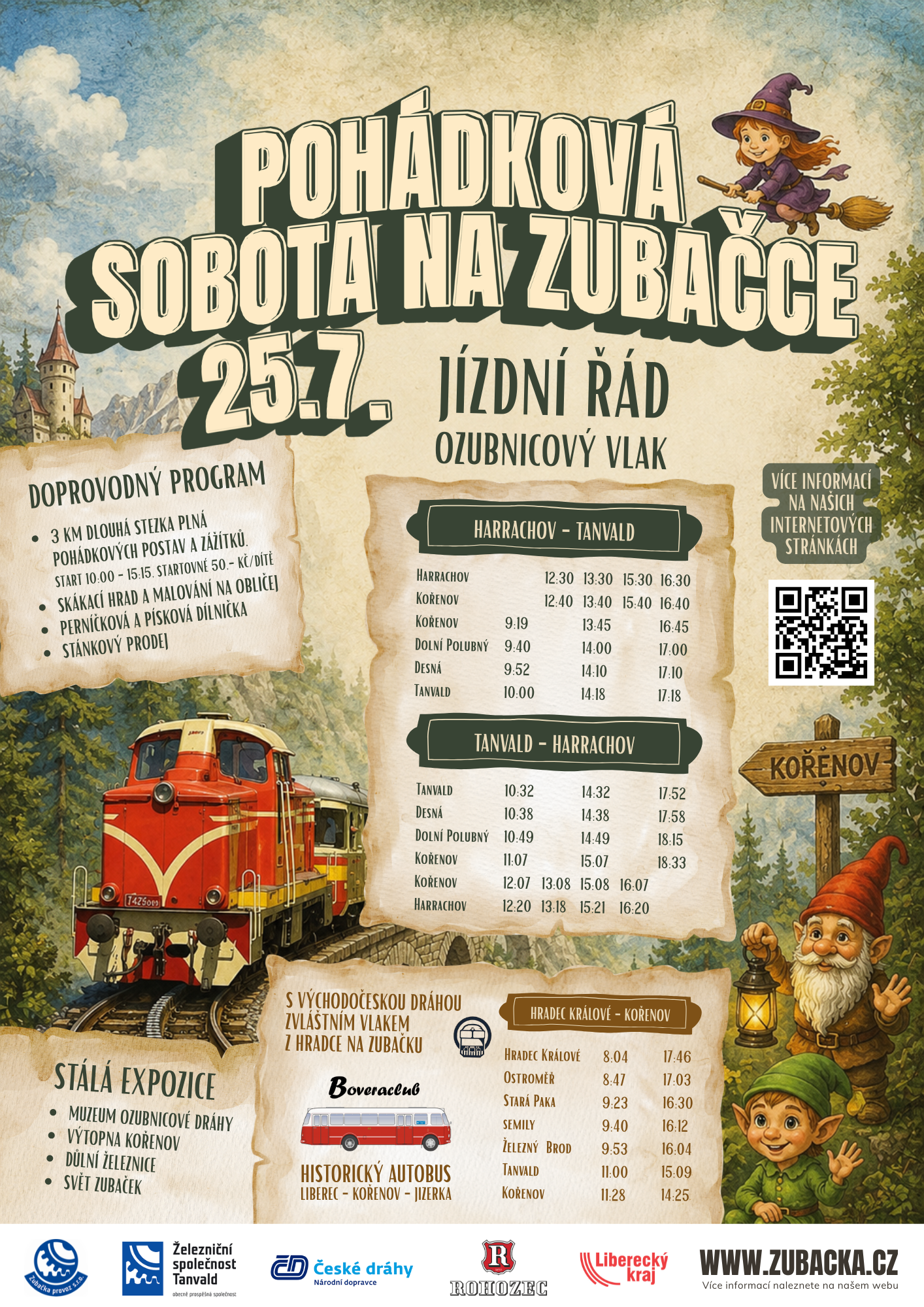 Pohádková sobota na Zubačce 25.7.2026